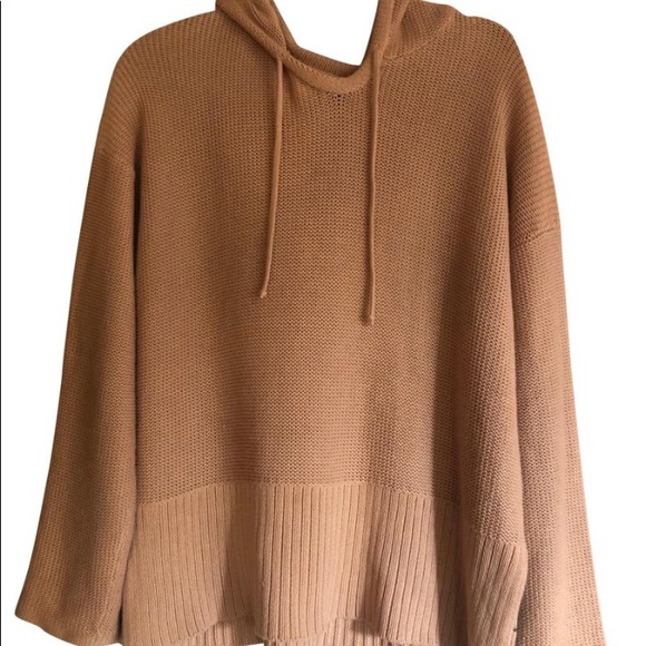 New T by Alexander Wang $395 Tan Hoodie Sz XS - Picture 2 of 8